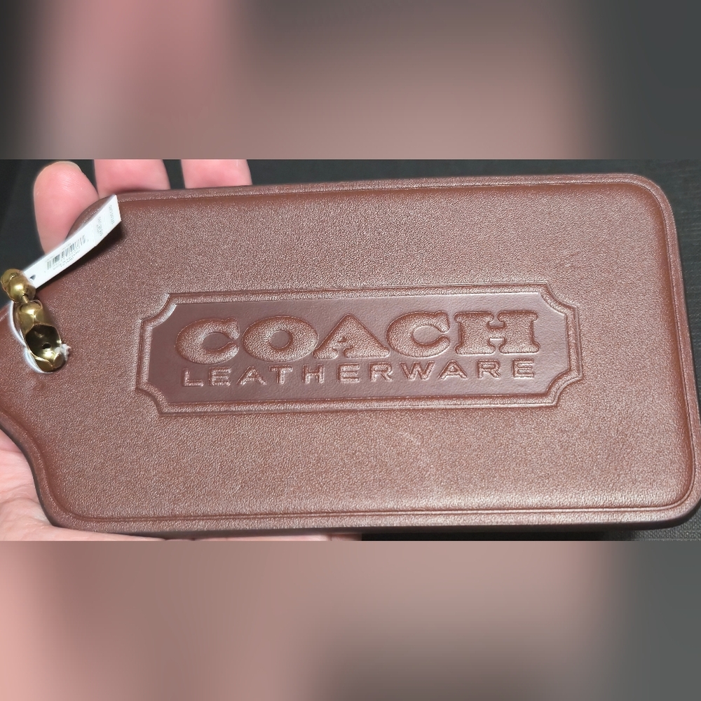 NWT - Coach XL Hangtag Bag Charm - Picture 4 of 5